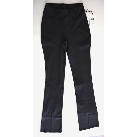 Alo Yoga W5946R Women's Sz 2XS Black Airbrush High-Waist Flutter Leggings - Picture 1 of 13